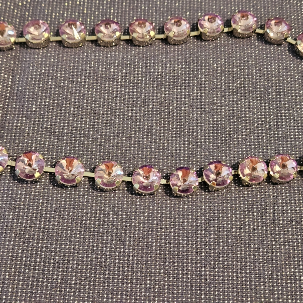 Elegant Pink Crystal Necklace